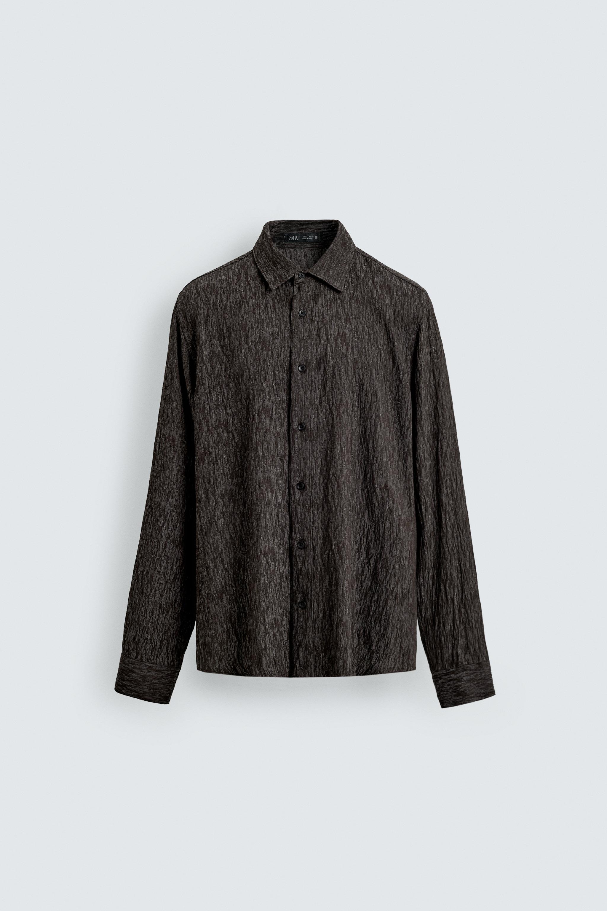 FLOWY JACQUARD SHIRT
